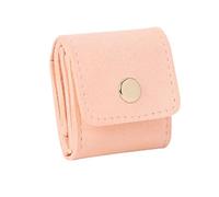 Psdndeww Mallette de rangement pour bijoux de voyage 4 emplacements individuels Design compact pliable pour boucles d'oreilles, bagues, colliers, bijoux, taille unique, comme décrit