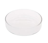 Psdndeww Mangeoire en verre pour crevettes - Pour reptiles - Rond - Transparent - 9,9 cm - 8,9 cm - 8,1 cm - 6,6 cm - 6,1 cm