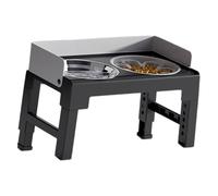 Psdndeww Mangeoire pour chien réglable en hauteur - Gamelle lente - Grande capacité - Hauteur réglable