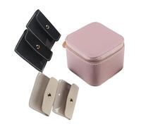 Psdndeww Organisateurs de bijoux adaptés aux voyages Collier Broche et Boucles d'oreilles Coffret de rangement Boîte à bijoux Parfait pour une utilisation en plein air pour les voyages