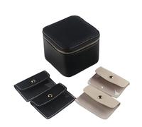 Psdndeww Organisateurs de bijoux adaptés aux voyages Collier Broche et Boucles d'oreilles Coffret de rangement Boîte à bijoux Parfait pour une utilisation en plein air pour les voyages