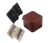 Psdndeww Organisateurs de bijoux adaptés aux voyages Collier Broche et Boucles d'oreilles Coffret de rangement Boîte à bijoux Parfait pour une utilisation en plein air pour les voyages