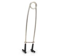Psdndeww Ouvre-bouche en acier inoxydable pour poisson - Portable - Crochet léger - Accessoire de pêche - Prise en main facile