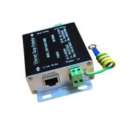 Psdndeww Parafoudre Ethernet PoE pour câblage de caméra et de Point d ' accès sans Fil, Dispositif en Ligne RJ45 en métal prenant en la Transmission Gigabit et Le routage ordonné