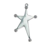 [Psdndeww] Pendentif étoile en forme d'étoile pour boucles d'oreilles pendentif étoile AWN Star pour faire des bijoux boucles d'oreilles découvertes
