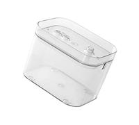 Psdndeww Petit aquarium moderne avec pompes à air USB Réservoirs de poissons en plastique sûr Facile à nettoyer pour les services de bureau Décoration de bureau Aquarium pour bureau