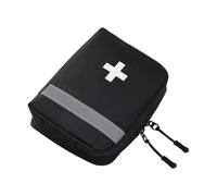 Psdndeww Petit Outil Pratique de Soins d ' Urgence avec Bordure réfléchissante et Compartiments organisés Outil de Voyage Essentiel pour Les Modes de Actifs Adventure Clinical Pack