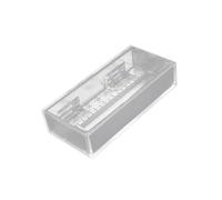 Psdndeww Petite boîte d'incubateur de poisson avec acrylique transparent et échelle pour éclosion d'œufs Petit isolaton