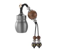 Psdndeww Petites pilules en alliage pilules bouteilles conteneur boîte étanche distributeur de médicaments sac plein air camping scellant pilules peuvent