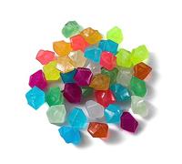 Psdndeww Pierres phosphorescentes pour aquarium après une exposition quotidienne à la lumière pour aquarium, pierres en forme de diamant pour aquarium, jardin, galets lumineux pour aquarium