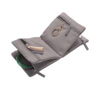 Psdndeww Pochette à bijoux de voyage élégante avec plusieurs sections Sac de rangement pour l'organisation des colliers, boucles d'oreilles et bracelets