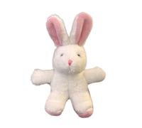 Psdndeww Porte-clés breloque lapin en peluche de dessin animé mignon mignon pendentif voiture porte-clés sac à dos décoration bijoux mode pour femmes filles