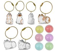 Psdndeww Porte-clés en forme de chaton pour ranger les poils perdus