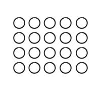 Psdndeww Porte-clés Plats en Métal Anneaux Fendus pour Clés De Voiture Outils D'extérieur À Usage Domestique Résistant À La 20 Pièces