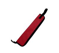 Psdndeww Protecteur de baguettes tendance combinant fonctionnalité et texture de toile tendance pour les amateurs de batterie, Rouge, Beauté de masse