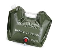 Psdndeww Sac à eau de camping portable de 7,5 L - Seau étanche - Avec robinet - Seau pliable pour l'extérieur - Pour randonnée, rangement étanche