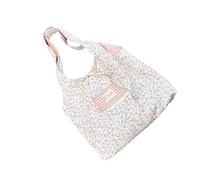 Psdndeww Sac en toile esthétique avec poche intérieure pour femmes filles tissu alimentaire réutilisable avec motif pour faire du shopping à partir de la salle de sport fleurs toile morte, b