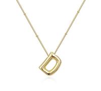 Psdndeww Style ballon collier lettre lisse chaîne en alliage réglable adapté aux femmes jeunes à la mode et à offrir