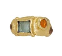 [Psdndeww] Style vintage vibrant avec strass pour femme