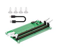 Psdndeww Testeur de mémoire pour ordinateur de bureau, carte de test de mémoire DDR4 DIMM avec indicateurs LED pour ordinateur de bureau, carte de test