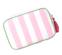 Psdndeww Trousse de maquillage à pompons avec plusieurs compartiments pour voyage et utilisation quotidienne en 6 couleurs élégantes, a, Beauté de masse