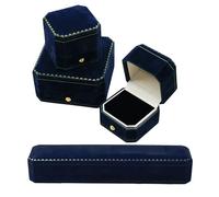 Psdndeww Velvets Accessoires pour collier bracelet bagues broche bijoux boîte de rangement accessoires souples