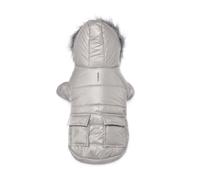 Psdndeww Vestes d'hiver pour chien - Doux pour la peau - Sweat à capuche - Couleur vive - Coupe-vent - Vêtements tendance pour animal domestique