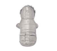 Psdndeww Vestes d'hiver pour chien - Doux pour la peau - Sweat à capuche - Couleur vive - Coupe-vent - Vêtements tendance pour animal domestique