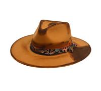 [Psdndewww Chapeau Fedoras Adulte Chapeau Respirant Souffrance Sensorielle Feutre Chapeau Adulte Festival Fête Festival Magicien Chapeau Chapeau Élégant Chapeau