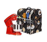 Psesaysky Housse de mélangeur à café résistante aux taches - Accessoires de cuisine décoratifs - Taille S - Protection contre les empreintes digitales - Housse de protection contre la poussière pour