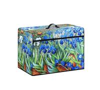 Psesaysky Van Gogh Housse de protection légère et durable pour machine à coudre Motif iris