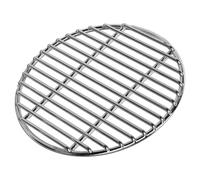 PSFDEWT Grill Grates Replacement 15 inch Round Heat-Resistant Stainless Steel Grill Grate, Portable Easy to Clean Baking Tray for Camping, Picnic, Garden