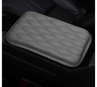 PSFVHHQI Coussin D'Accoudoir Voiture pour A3 Cabriolet 2014-2020, PU Cuir Accoudoir Central Tapi Housse Protection IntéRieur Accessoire Anti-PoussièRe, Striped Gray