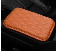 PSFVHHQI Coussin D'Accoudoir Voiture pour Benz E Class 2017-2023, PU Cuir Accoudoir Central Tapi Housse Protection IntéRieur Accessoire Anti-PoussièRe, Striped Brown