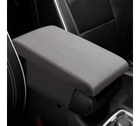 PSFVHHQI Coussin D'Accoudoir Voiture pour Ford Kuga MF MA DM2 3/2/1st Gen 2008-2023 2024 2025, Housse Console Centrale Accoudoir Protection Couverture Respiran Accessoire, Gray