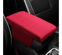 PSFVHHQI Coussin D'Accoudoir Voiture pour Ford Kuga MF MA DM2 3/2/1st Gen 2008-2023 2024 2025, Housse Console Centrale Accoudoir Protection Couverture Respiran Accessoire, Wine Red