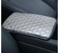 PSFVHHQI Coussin D'Accoudoir Voiture pour Renault Scénic Kangoo Espace Kangoo, PU Cuir Accoudoir Central Tapi Housse Protection IntéRieur Accessoire Anti-PoussièRe, Checkered Gray