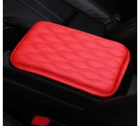 PSFVHHQI Coussin D'Accoudoir Voiture pour Yaris 2012-2014, PU Cuir Accoudoir Central Tapi Housse Protection IntéRieur Accessoire Anti-PoussièRe, Striped Red
