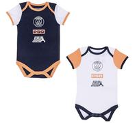 PSG 2 x Body bébé Fille Collection Officielle Paris Saint Germain - 3 Mois