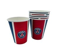 PSG 6 x verre gobelet jetable 25cl Collection officielle PARIS SAINT GERMAIN