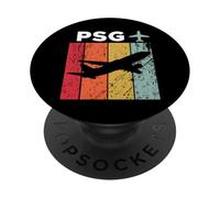 PSG Aéroport de Pétersbourg PopSockets PopGrip Adhésif