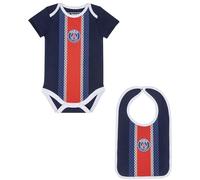 PSG Body Bavoir bébé garçon Collection Officielle Paris Saint Germain - 3 Mois