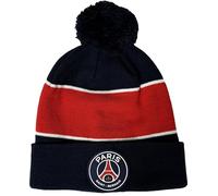 PSG Bonnet Pompon Collection Officielle Paris Saint Germain - Taille Adulte