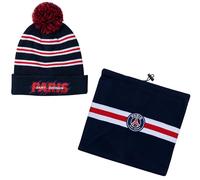 PSG Ensemble Bonnet + Cache Cou Polaire Collection Officielle Paris Saint Germain