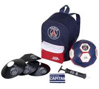 PSG Football Kit Ballon + Sac + Pompe + Brassard + cônes - Collection Officielle Paris Saint Germain