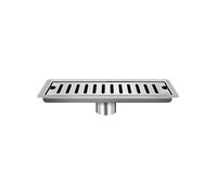 PSG Grille De Bonde De Sol pour Salle De Bain | Grille de drainage en acier inoxydable, drainage efficace et installation facile.(30x10cm)