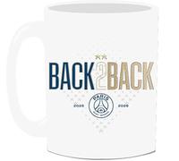 PSG Mug Back to back 2 étoiles - Collection officielle PARIS SAINT GERMAIN