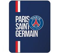 PSG Style Plaid | 100% Polyester | Oeko-TEX | 110x140 cm | Imprimé Garçon | Bleu