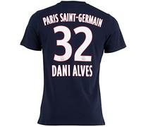 PSG T-Shirt Dani Alves - Collection Officielle Paris Saint Germain - Taille Adulte Homme S