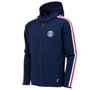 PSG Veste Sweat zippé à Capuche Collection Officielle Paris Saint Germain - Taille Enfant 6 Ans